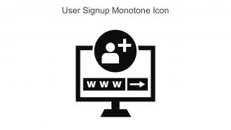 User Signup Monotone Icon In Powerpoint Pptx Png And Editable Eps Format