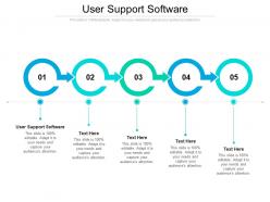 User support software ppt powerpoint presentation gallery sample cpb