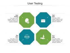 User testing ppt powerpoint presentation gallery example topics cpb