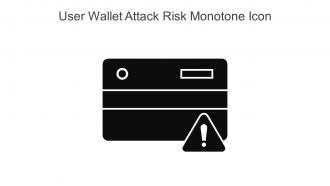 User Wallet Attack Risk Monotone Icon In Powerpoint Pptx Png And Editable Eps Format