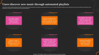 Users Discover New Playlists Revolutionize The Music Industry With Chatgpt ChatGPT SS