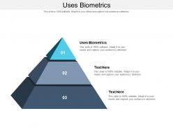 Uses biometrics ppt powerpoint presentation professional slide cpb