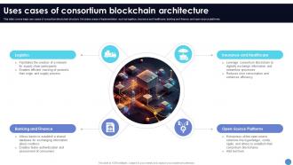 Uses Cases Of Consortium Blockchain Architecture What Is Blockchain Technology BCT SS V