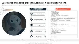 Uses Cases Of Robotic Process Automation In Hr Department