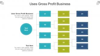Uses gross profit business ppt powerpoint presentation icon information cpb