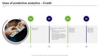 Uses Of Predictive Analytics Credit Prediction Model