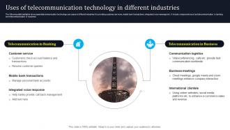 Uses Of Telecommunication Technology In Different Industries