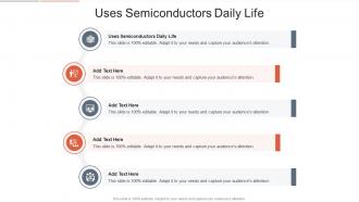 Uses Semiconductors Daily Life In Powerpoint And Google Slides Cpb
