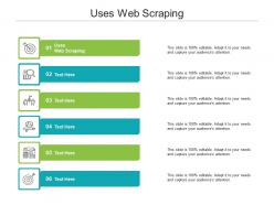 Uses web scraping ppt powerpoint presentation gallery designs download cpb