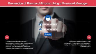 Using A Password Manager To Prevent Password Attacks Training Ppt