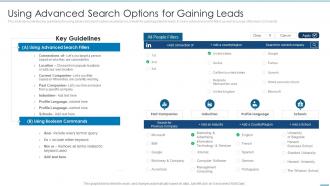 Using Advanced Search Options For Gaining Linkedin Marketing Solutions For Small Business