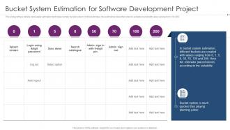 Using Agile Software Development Bucket System Estimation For Software Development