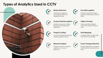 Using Analytics Advanced CCTV Camera Systems PPT Sample AT Captivating Multipurpose