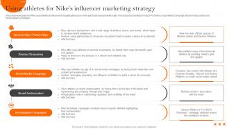 Using Athletes For Nikes Influencer How Nike Created And Implemented Successful Strategy SS