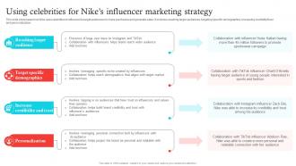 Using Celebrities For Nikes Influencer Marketing Decoding Nikes Success A Comprehensive Guide Strategy SS V