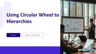 Using Circular Wheel To Hierarchies PPT Structure AT