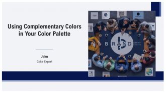 Using Complementary Colors In Your Color Palette PPT Summary AT