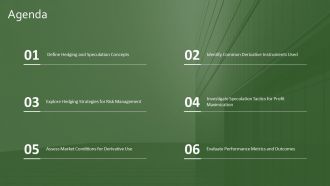 Using Derivatives For Hedging And Speculation Strategies PPT Slides AT Editable Researched