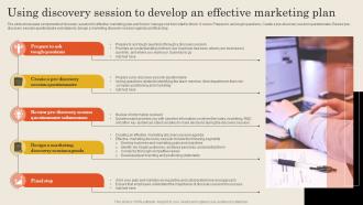 Using Discovery Session To Develop An Effective Marketing Plan