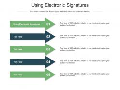Using electronic signatures ppt powerpoint presentation show introduction cpb