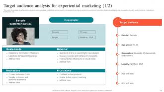 Using Experiential Advertising For Providing Immersive Customer Experience MKT CD V Researched Adaptable