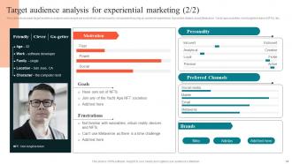 Using Experiential Advertising For Providing Immersive Customer Experience MKT CD V Designed Adaptable