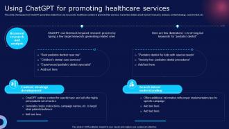 Using For Promoting Healthcare Services How Chatgpt Can Transform Healthcare Chatgpt SS