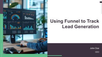 Using Funnel To Track Lead Generation PPT Summary AT
