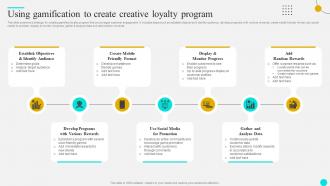 Using Gamification To Create Creative Loyalty Strategies To Optimize Customer Journey And Enhance Engagement