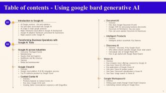 Using Google Bard Generative AI Powerpoint Presentation Slides AI CD V Appealing Captivating