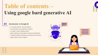 Using Google Bard Generative AI Powerpoint Presentation Slides AI CD V Analytical Captivating