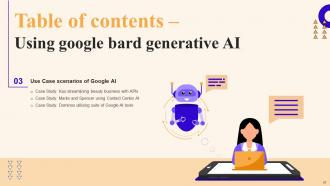 Using Google Bard Generative AI Powerpoint Presentation Slides AI CD V Editable Adaptable