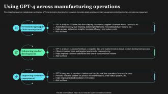 Using GPT 4 Across Manufacturing Operations How To Use GPT4 For Content Writing ChatGPT SS V