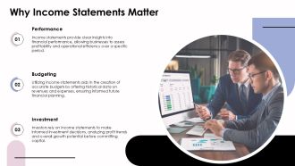Using Income Statements For Financial Decisions PPT Slides AT Idea Interactive