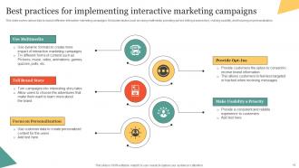 Using Interactive Marketing To Create Memorable Customer Experiences Powerpoint Presentation Slides MKT CD V Impressive Good