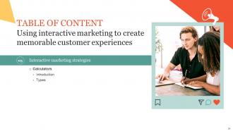 Using Interactive Marketing To Create Memorable Customer Experiences Powerpoint Presentation Slides MKT CD V Image Unique