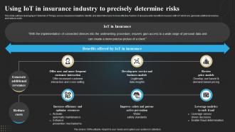 Using IoT In Insurance Industry To Precisely Determine Risks Technology Deployment In Insurance Business