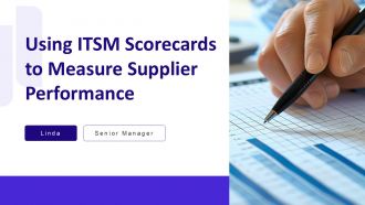 Using ITSM Scorecards To Measure Supplier Performance PPT Designs AT
