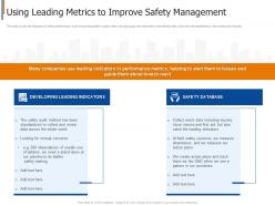 Using Leading Metrics To Improve Safety Management Project Safety Management In The Construction Industry IT