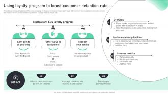 Using Loyalty Program To Boost Customer Retention Complete Guide To Sales MKT SS V