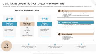 Using Loyalty Program To Boost Customer Retention Rate Boosting Profits With New And Effective Sales