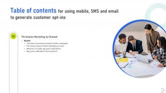 Using Mobile SMS And Email To Generate Customer Opt Ins MKT CD V Slides Interactive