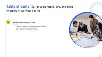 Using Mobile SMS And Email To Generate Customer Opt Ins MKT CD V Customizable Interactive