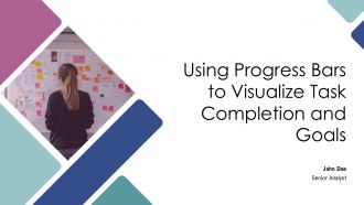 Using Progress Bars To Visualize Task Completion And Goals PPT Structure AT