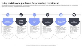 Using Social Media Platforms Methods For Job Opening Promotion In Nonprofits Strategy SS V