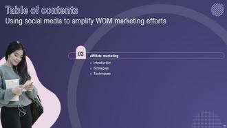 Using Social Media To Amplify WOM Marketing Efforts Powerpoint Presentation Slides MKT CD V Images Professional