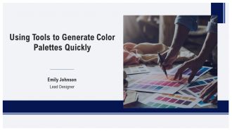 Using Tools To Generate Color Palettes Quickly PPT Demonstration AT