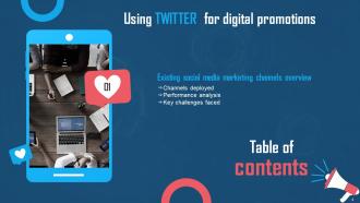 Using Twitter For Digital Promotions Powerpoint Presentation Slides Impressive Appealing