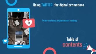 Using Twitter For Digital Promotions Powerpoint Presentation Slides Captivating Appealing