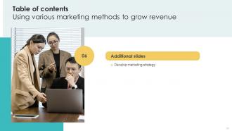 Using Various Marketing Methods To Grow Revenue Powerpoint Presentation Slides Strategy CD V Ideas Pre-designed